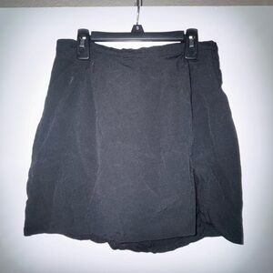 Olivaceous Black Mini Skirt